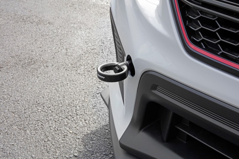 Subaru WRX STI Tow Hook Kit - Front - Perrin Performance - Flat Black - `18-`21